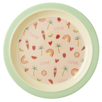 You Go Girl Print Kids Melamine Plate Rice DK